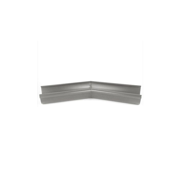 125mm Half Round Dusty Grey Galvanised Steel 135degree Internal Gutter Angle