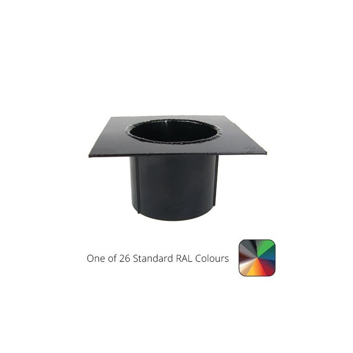 125x100mm Aluminium GX Joggle Box 63mm Spigot Patch Outlet - One of 26 Standard Matt RAL colours TBC