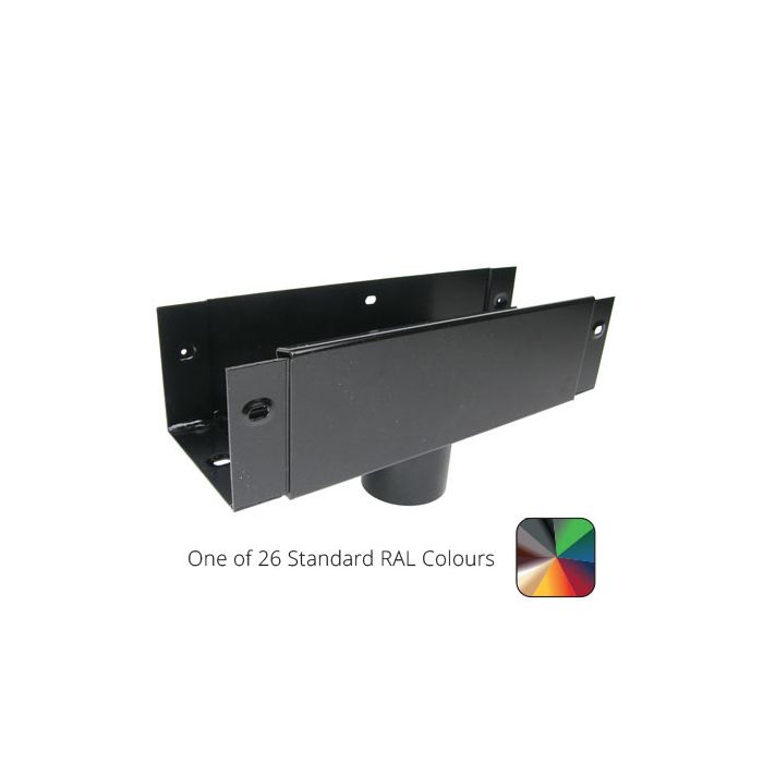 125x100mm Aluminium GX Joggle Box 63mm Running Outlet - One of 26 Standard Matt RAL colours TBC