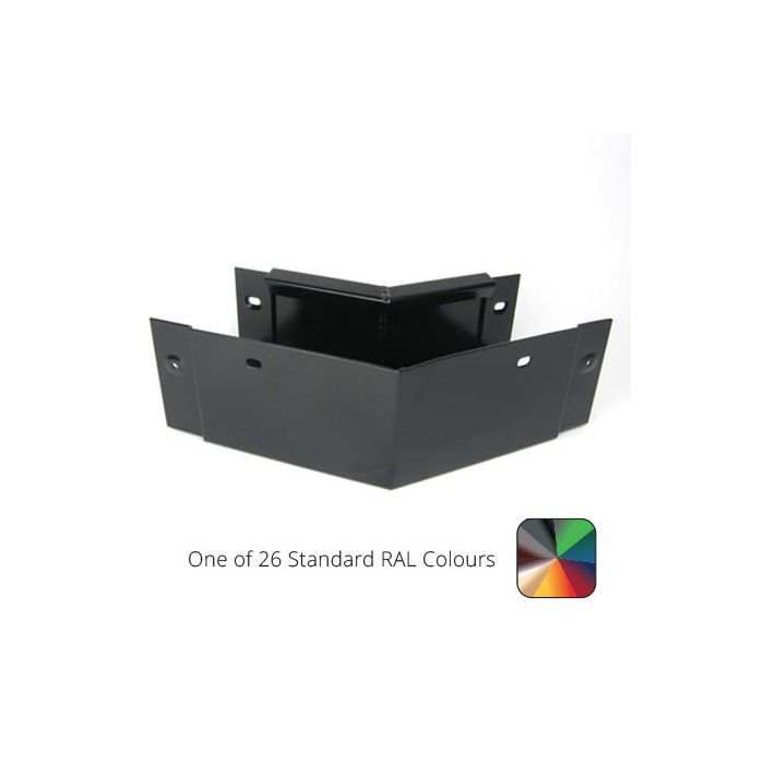 125x100mm Aluminium GX Joggle Box 135 Degree External Gutter Angle - One of 26 Standard Matt RAL colours TBC