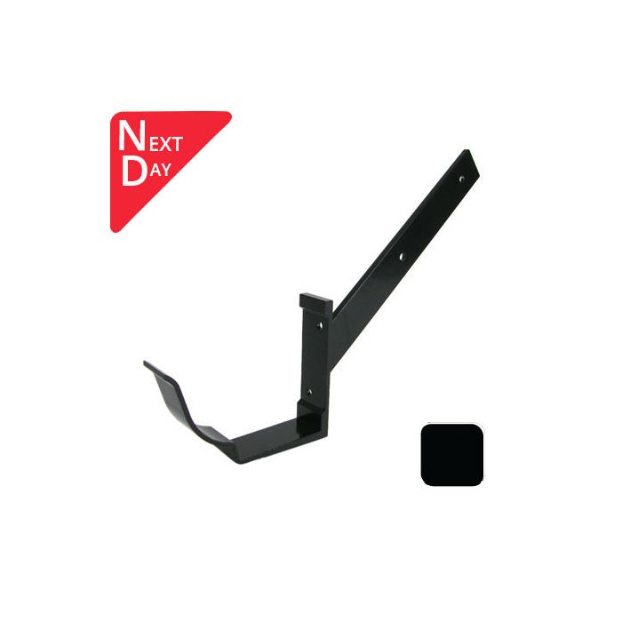 125x100mm SnapFix Aluminium Moulded Side Fix Rafter Bracket - RAL 9005M Matt Black 