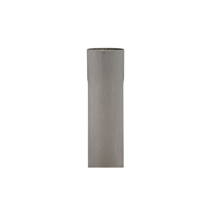 80mm Quartz Zinc Downpipe 2m Length 