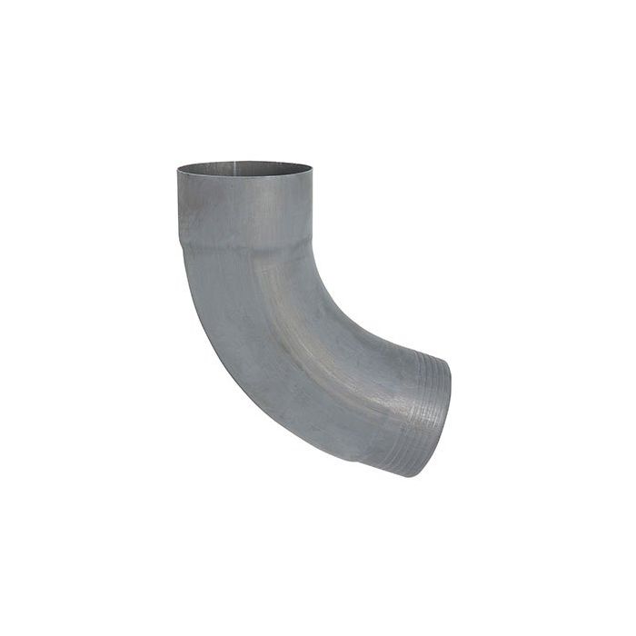 80mm Quartz Zinc Downpipe 70 Degree Bend